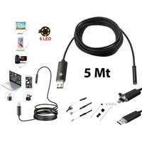 Trade Shop Traesio - Trade Shop - endoskopische kamera 6 led flexibler schlauch usb 5 mt wasserdichte inspektion - Trade Shop Traesio - Trade Shop - endoskopische kamera 6 led flexibler schlauch usb 5 mt wasserdichte inspektion - von TRADE SHOP TRAESIO