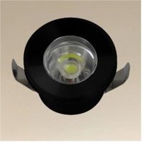 Trade Shop Traesio - Trade Shop - fact 1W led soffit IP20 black mini spot signapissi luce fredda 00281 - von TRADE SHOP TRAESIO
