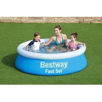 Trade Shop - fast set aufblasbarer oberirdischer pool 183 x 51 cm für kinder 940 lt 57392 - von TRADE SHOP TRAESIO