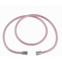 Trade Shop Traesio - Trade Shop - flexibler brauseschlauch-ersatz 1,8 mt pvc spitze rosa beschichtung 87294 - von TRADE SHOP TRAESIO