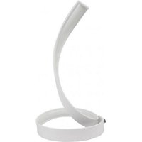 Trade Shop Traesio - Trade Shop - Moderne LED-Tischlampe, gebogen, Spiralform, 12 Watt, Nachttischlampe, Weiß, D05 - von TRADE SHOP TRAESIO