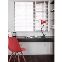 Trade Shop Traesio - Trade Shop - gelenk-schreibtischlampe tischleuchte flexibel einstellbarer klemmarm - Rot von TRADE SHOP TRAESIO