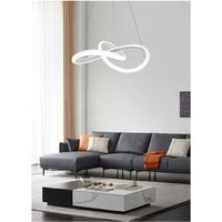 Trade Shop Traesio - Trade Shop - 40W LED-Kronleuchter mit geflochtenem Kristalleffekt, 6500K, 3000K, 4000K, LP-25B - von TRADE SHOP TRAESIO
