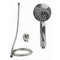Trade Shop Traesio - Trade Shop - duschset duschkopf runde badewanne dusche mit 1,8 mt gurthalterung 69320 - von TRADE SHOP TRAESIO