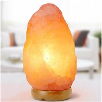 Trade Shop Traesio - Trade Shop - himalaya steinsalzlampe 700 g batteriebetriebene led-tischlampe - von TRADE SHOP TRAESIO