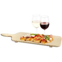 Trade Shop Traesio - Trade Shop - holzschneidebrett für aperitif vorspeise 45 cm lang buffet bar restaurant snack - von TRADE SHOP TRAESIO