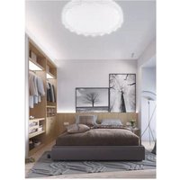 Trade Shop Traesio - Trade Shop - interne deckenleuchte 60W gezackte kante kaltlicht FST-50A66404 49CM - von TRADE SHOP TRAESIO
