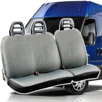 Trade Shop Traesio - Trade Shop - iveco daily universal 3-SITZER van sitzbezüge in hellgrau baumwolle - von TRADE SHOP TRAESIO