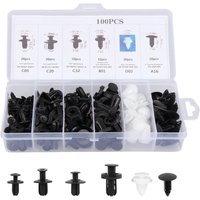 Trade Shop Traesio - Trade Shop - kit 100 stücke kunststoff nieten clips schrauben für auto innen panel STOßSTANGE tür - Trade Shop Traesio - Trade Shop - kit 100 stücke kunststoff nieten clips schrauben für auto innen panel STOßSTANGE tür - von TRADE SHOP TRAESIO