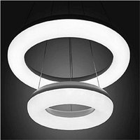 Trade Shop Traesio - Trade Shop - kronleuchter lampe 2 ringe licht led decke hängeleuchte modernes design - Trade Shop Traesio - Trade Shop - kronleuchter lampe 2 ringe licht led decke hängeleuchte modernes design - von TRADE SHOP TRAESIO