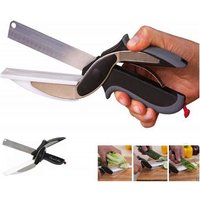 Trade Shop Traesio - Trade Shop - küchenschere messer und schneidebrett clever cutter 2 in 1 gemüse-fleisch-schneider - Trade Shop Traesio - Trade Shop - küchenschere messer und schneidebrett clever cutter 2 in 1 gemüse-fleisch-schneider - von TRADE SHOP TRAESIO