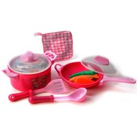 Trade Shop Traesio - Trade Shop - küchenzubehör-set mit töpfen, pfannen und grossen deckeln spiel für mädchen - Trade Shop Traesio - Trade Shop - küchenzubehör-set mit töpfen, pfannen und grossen deckeln spiel für mädchen - von TRADE SHOP TRAESIO