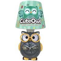 Trade Shop Traesio - Trade Shop - eulenform schreibtischlampe mit eingebautem uhr kinderzimmer 13X26CM - Trade Shop Traesio - Trade Shop - eulenform schreibtischlampe mit eingebautem uhr kinderzimmer 13X26CM - von TRADE SHOP TRAESIO