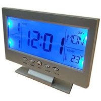 Trade Shop Traesio - Trade Shop - wecker temperatur kalender tabelle lcd sound alarm beleuchtet - von TRADE SHOP TRAESIO