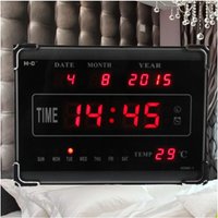 Trade Shop Traesio - Trade Shop - led digitaluhr mit datum temperatur zeit alarm wanduhr - Trade Shop Traesio - Trade Shop - led digitaluhr mit datum temperatur zeit alarm wanduhr - von TRADE SHOP TRAESIO