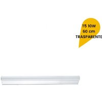 Trade Shop Traesio - Trade Shop - led neon deckenleuchte T5 unterwand klarglas 10 watt 60 cm T5-60 - von TRADE SHOP TRAESIO