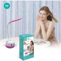 Trade Shop Traesio - Trade Shop - TX-9084 usb wiederaufladbare 5W flexible touch led tischlampe für kinder - von TRADE SHOP TRAESIO