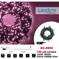Trade Shop Traesio - Trade Shop - lichterkette 180 led glühwürmchen licht rosa kabel grün IP44 XC-4002 - Trade Shop Traesio - Trade Shop - lichterkette 180 led glühwürmchen licht rosa kabel grün IP44 XC-4002 - von TRADE SHOP TRAESIO