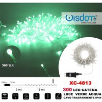 Trade Shop Traesio - Trade Shop - lichterkette 300 led glühwürmchen licht grün wasser transparent kabel XC-4813 - Trade Shop Traesio - Trade Shop - lichterkette 300 led glühwürmchen licht grün wasser transparent kabel XC-4813 - von TRADE SHOP TRAESIO