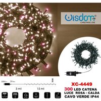 Trade Shop Traesio - Trade Shop - lichterkette 300 led glühwürmchen licht rosa + warmes grün kabel IP44 XC-4449 - Trade Shop Traesio - Trade Shop - lichterkette 300 led glühwürmchen licht rosa + warmes grün kabel IP44 XC-4449 - von TRADE SHOP TRAESIO