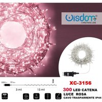 Trade Shop Traesio - Trade Shop - lichterkette 300 led glühwürmchen licht rosa transparentes kabel IP44 XC-3156 - Trade Shop Traesio - Trade Shop - lichterkette 300 led glühwürmchen licht rosa transparentes kabel IP44 XC-3156 - von TRADE SHOP TRAESIO