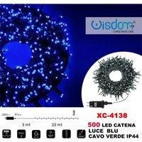 Trade Shop - lichterkette 500 led glühwürmchen blau licht grün kabel IP44 XC-4138 - Trade Shop - lichterkette 500 led glühwürmchen blau licht grün kabel IP44 XC-4138 - von TRADE SHOP TRAESIO