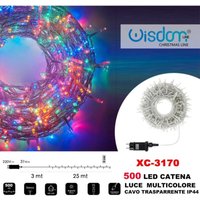 Trade Shop Traesio - Trade Shop - lichterkette 500 led glühwürmchen licht mehrfarbig transparentes kabel XC-3170 - Trade Shop Traesio - Trade Shop - lichterkette 500 led glühwürmchen licht mehrfarbig transparentes kabel XC-3170 - von TRADE SHOP TRAESIO