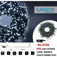 Trade Shop Traesio - Trade Shop - lichterkette 500 led glühwürmchen weisses licht grünes kabel IP44 XC-3105 - Trade Shop Traesio - Trade Shop - lichterkette 500 led glühwürmchen weisses licht grünes kabel IP44 XC-3105 - von TRADE SHOP TRAESIO