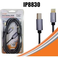 Trade Shop Traesio - Trade Shop - lightning zu usb bm typ-b kabel für elektronischen klavierdrucker 3MT IP8830 - von TRADE SHOP TRAESIO