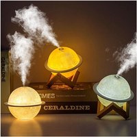 Trade Shop - luftbefeuchter diffusor aromatherapie tischlampe führte ultraschall mond - von TRADE SHOP TRAESIO