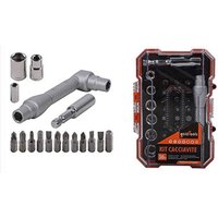 Trade Shop Traesio - Trade Shop - kit cacciavite multiuso 30 pz fai aus magnetic testi intercambiability 92189 - von TRADE SHOP TRAESIO