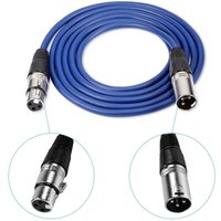 Trade Shop Traesio - Trade Shop - Verlängerungskabel Mikrofon Lautsprecher Mischpult Kabel 5m männlich weiblich xlr m/f - von TRADE SHOP TRAESIO