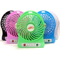 Trade Shop Traesio - Trade Shop - mini ventilator usb recaricabiest 3 VELOCITà portatile to batterie - von TRADE SHOP TRAESIO