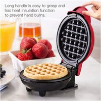 Trade Shop Traesio - Trade Shop - mini-waffeleisen antihaft-maschine für waffeln waffeln pfannkuchen 350W Q-HB66 - von TRADE SHOP TRAESIO