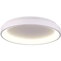 Trade Shop Traesio - Trade Shop - moderne runde led deckenleuchte cct 60 w 3000K 4000K deckenleuchte wandleuchte 80 cm - Weiß von TRADE SHOP TRAESIO