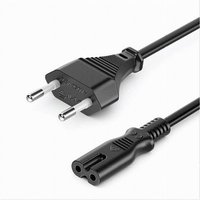 Trade Shop - netzkabel stecker 2.5A bipolar typ 1MT F-AL03 pc monitor drucker - von TRADE SHOP TRAESIO
