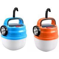 Trade Shop Traesio - Trade Shop - notlampe solar panel wiederaufladbare taschenlampe laterne 80W HB-V80 - von TRADE SHOP TRAESIO