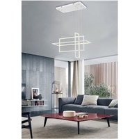 Trade Shop Traesio - Trade Shop - pendelleuchte 3 rechtecke modernes licht 4000K 3000K 6500K weiss LP-35 - Trade Shop Traesio - Trade Shop - pendelleuchte 3 rechtecke modernes licht 4000K 3000K 6500K weiss LP-35 - von TRADE SHOP TRAESIO