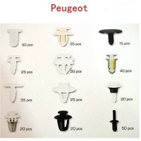 Trade Shop - set clip für peugeot auto confect 345 pezi ricambi plastic - von TRADE SHOP TRAESIO