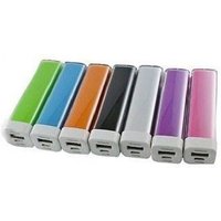 Trade Shop Traesio - Trade Shop - power bank externes usb-akku-ladegerät 2600 mAh für smartphone-handy-notfall - von TRADE SHOP TRAESIO