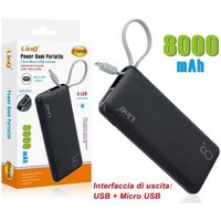 Trade Shop Traesio - Trade Shop - power bank portable wiederaufladbare externe batterie 8000MAH mit micro usb TT8030 - von TRADE SHOP TRAESIO
