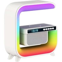 Trade Shop Traesio - Trade Shop - lampada led rgb mit ricarica wir indazione speacker cassa forma quadrata - von TRADE SHOP TRAESIO