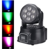 Trade Shop Traesio - Trade Shop - rgb-led-projektor, rotierender moving head, disco-effekte, 7 led-wash, dmx - von TRADE SHOP TRAESIO