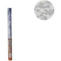 Trade Shop Traesio - Trade Shop - rolle dekorativer 2D-MATTER fensterfolie 45 cm x 2 m klebendes glas 10102 - von TRADE SHOP TRAESIO
