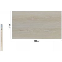 Trade Shop Traesio - Trade Shop - klebefolie rolle wand-effekt helles holz 45CMX2 mt wohnmöbel 71236 - von TRADE SHOP TRAESIO