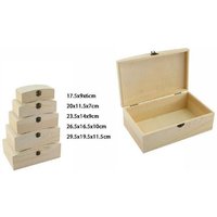 Trade Shop Traesio - Trade Shop - set 5 stück holzboxen decoupage schmuckbox matryoskka box 74018A LY-5038 - von TRADE SHOP TRAESIO