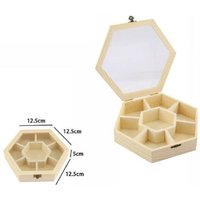 Trade Shop Traesio - Trade Shop - schmuckkästchen aus holz mit vitrine 7 fächer 74027A LY-1617 - Trade Shop Traesio - Trade Shop - schmuckkästchen aus holz mit vitrine 7 fächer 74027A LY-1617 - von TRADE SHOP TRAESIO