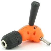 Trade Shop Traesio - Trade Shop - Selbstspannendes Bohrfutter, T-Winkel 90°, für Zahnstangen- und Ritzelbohrmaschinen, 10 mm, 3/8 Zoll - von TRADE SHOP TRAESIO