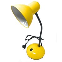 Trade Shop Traesio - Trade Shop - schreibtischlampe mit flexibler arm-tischleuchte für schlafzimmerfarbe - Gelb von TRADE SHOP TRAESIO