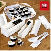 Trade Shop Traesio - Trade Shop - set 10 stück sushi kit vorbereitung cutter rollen halter maki formen küche formen - von TRADE SHOP TRAESIO